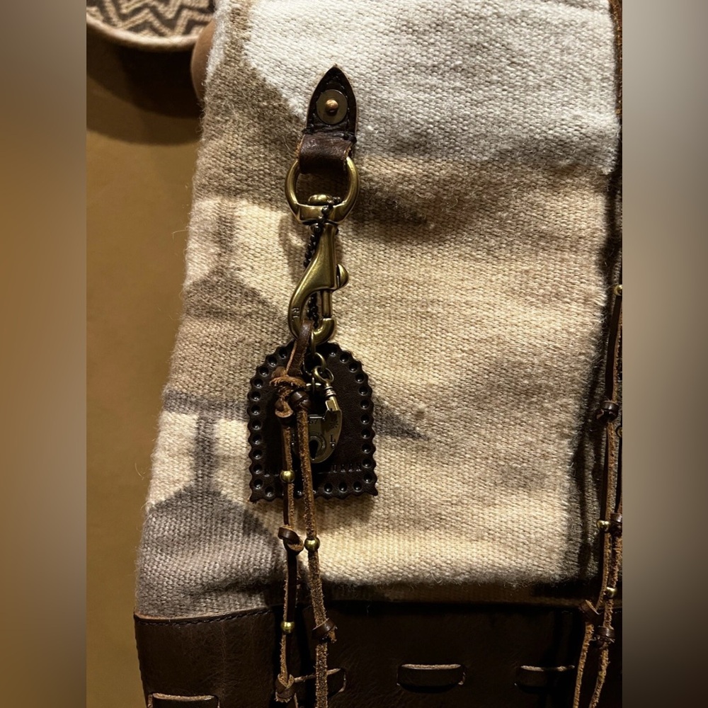 Ralph Lauren Collection Purple Label Navajo Southwest J Auger Runway Bag - Picture 3 of 6